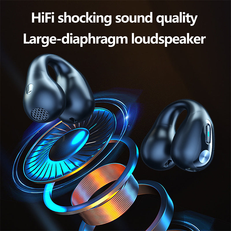 Wireless Bone Conduction Earbuds - Bluetooth 5.3 Open-Ear Sports Headphones