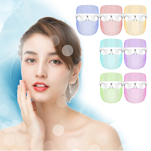 7-Color LED Face Mask - Professional Skin Rejuvenation & Anti-Aging Light Therapy