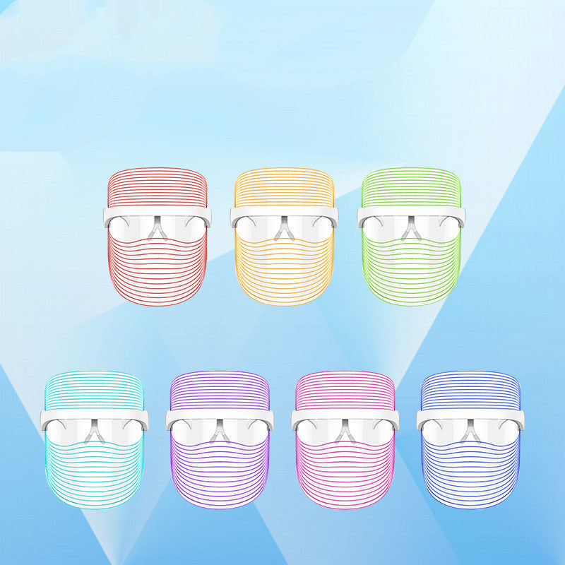 7-Color LED Face Mask - Professional Skin Rejuvenation & Anti-Aging Light Therapy
